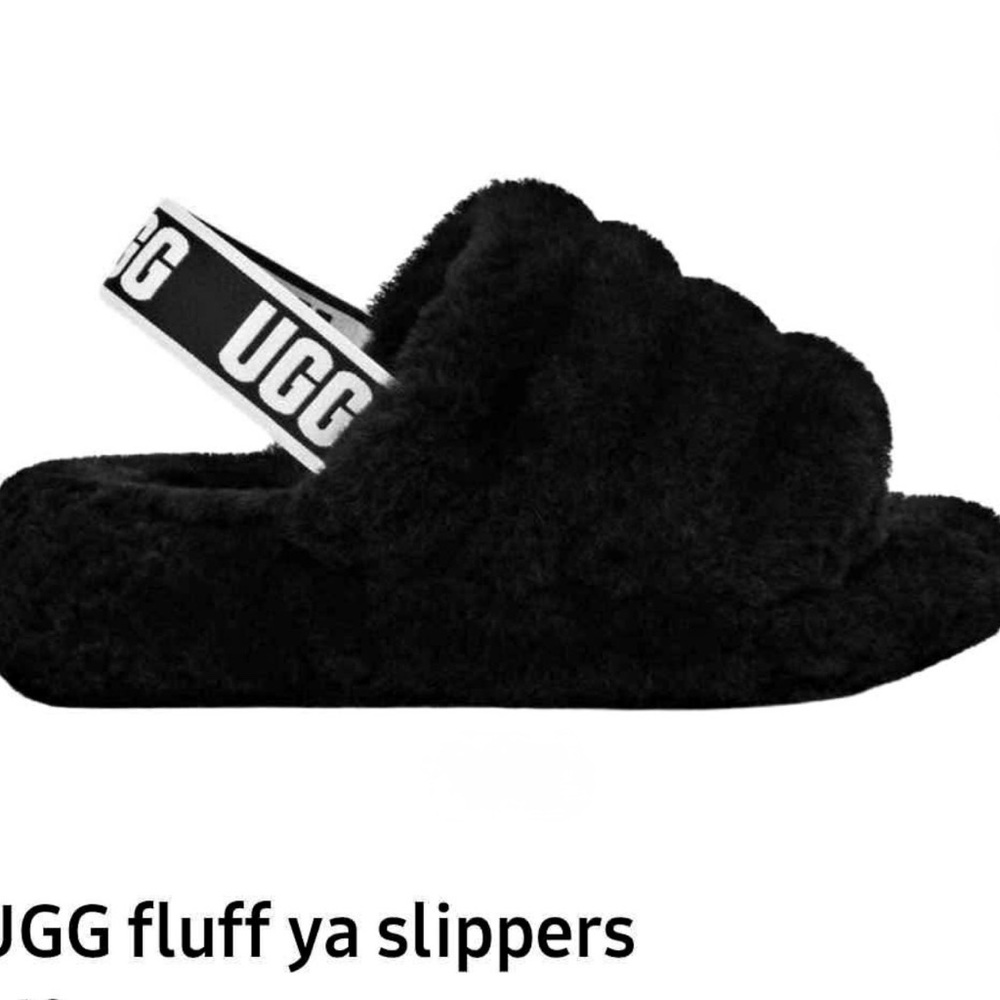 UGG Fluff Yeah Slide Sandal - Black